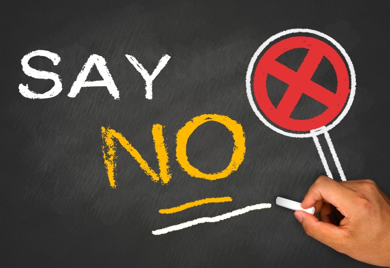 học cách nói không khi cần thiết